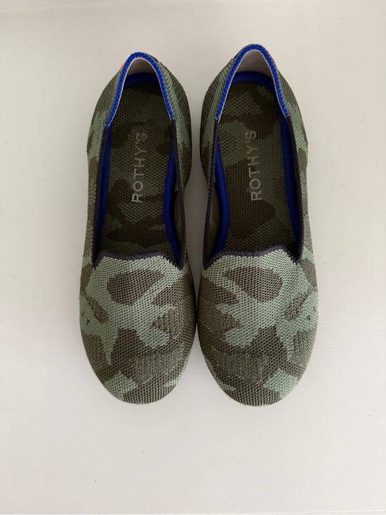 Rothy's Other - Kids Rothy's Olive Green Camo Knit Slip-Ons
